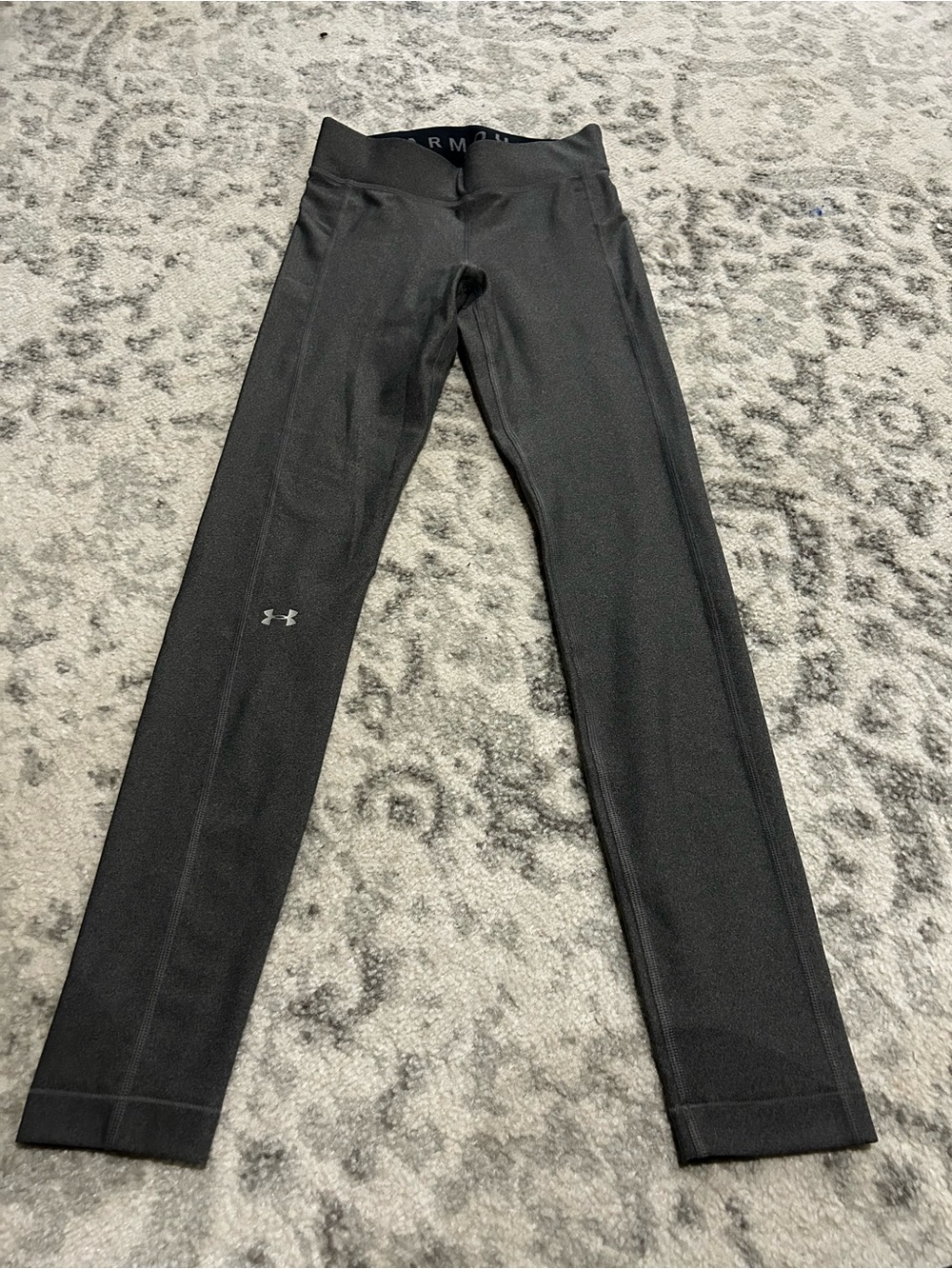 Grey under amour compression tights small leggings